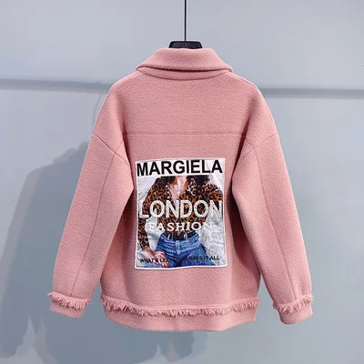 pink Зимнее пальто из искусственной норки, мягкий кардиган, свитер для женщин, модное вязаное пальто, толстый теплый кардиган для женщин, Высококачественная верхняя одежда - Цвет: pink