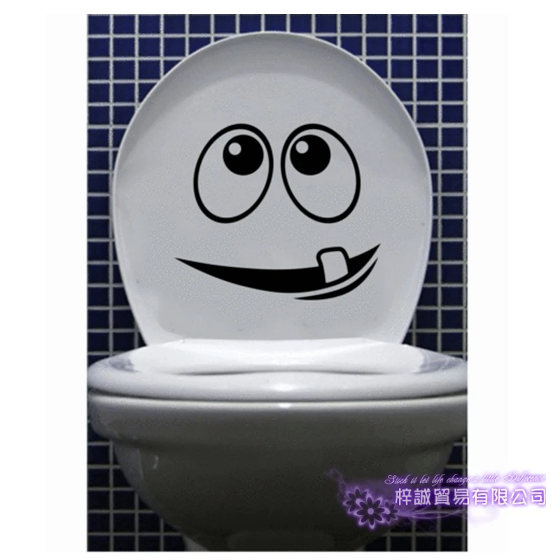 Dctal Toilet WC Commode Funny Sex Girl Sticker Power Decal Posters Vinyl Wall Decals Parede Decor Mural