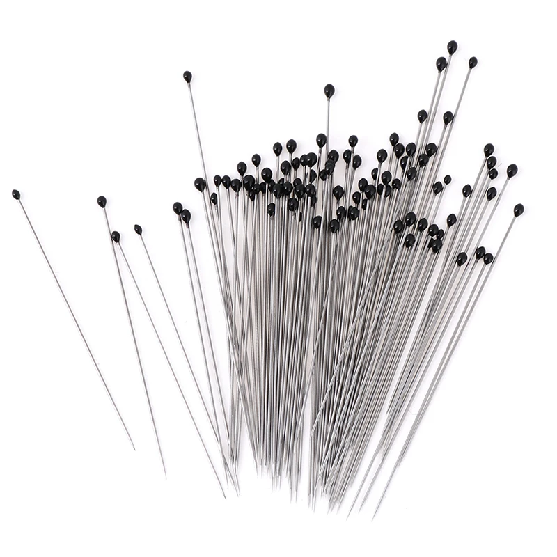 100 Pcs Insect Pins Specimen Pins Stainless Steel With Plastic Box For School Lab Entomology Dissection