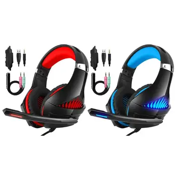 

Wireless Headphones For Gaming Beexcellent GM-5 Wired Shocking Bass Gaming Headphones With Microphone Headset Multifunction
