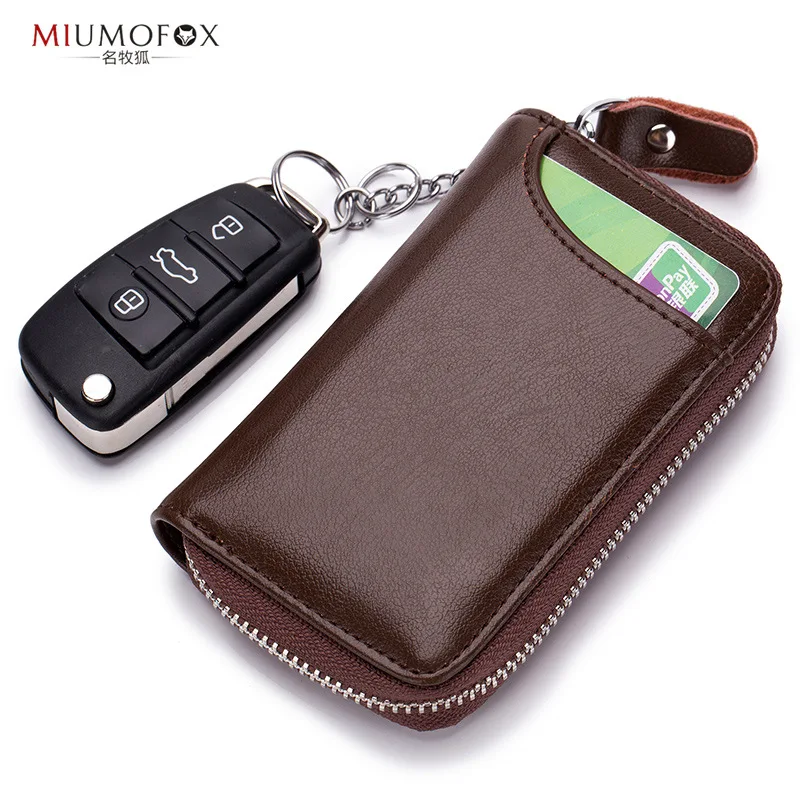 

Fashion Key Bag Multi-functional Car Zipper Universal MEN'S Coin Purse Women's Household Key Bag Can Put Card