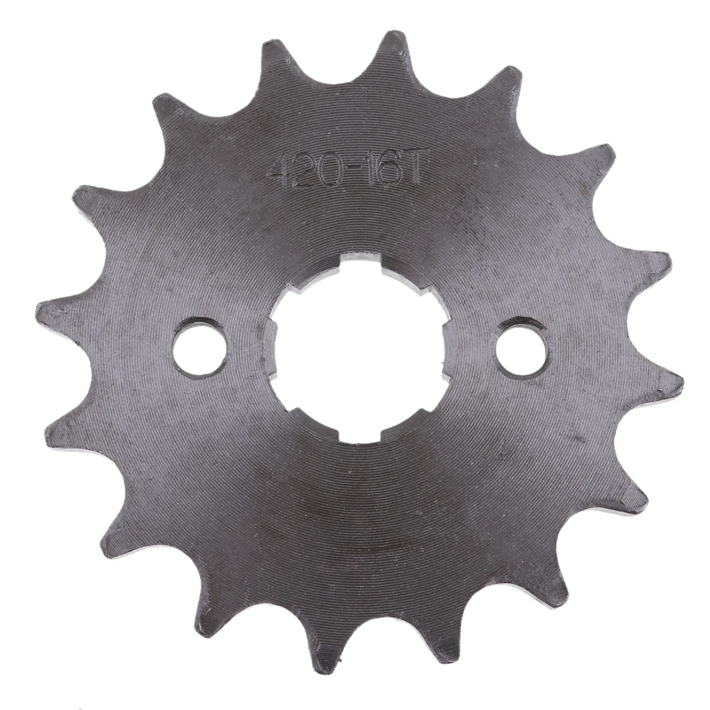 16T 420 20mm Front Sprocket Cog For 110/125/140cc Dirt Pit Trail Bike ATV