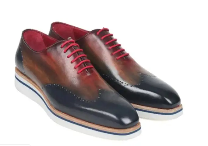 

Men Leather Shoes Lace Up Casual Shoes Dress Shoes Brogue Shoes Spring Ankle Boots Vintage Classic Male Casual F32-1