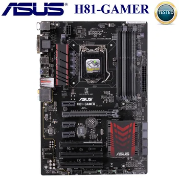 شراءلوحة آسوس H81-GAMER المستعملة LGA 1150 DDR3 16GB PCI-E 2.0 Core I7/i5/i3 الأصلي سطح المكتب آسوس H81-GAMER اللوحة الرئيسية 1150