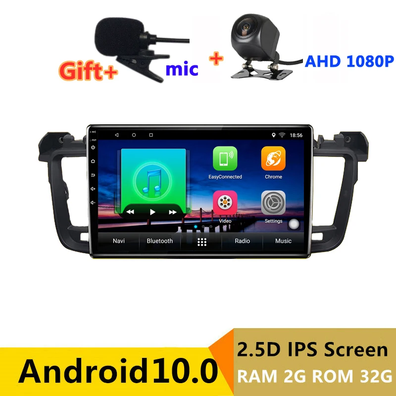 Android 10 автомобильный DVD мультимедийный плеер GPS для Peugeot 508 sw 2011 2012 2013 15 2016 17 2018 аудио