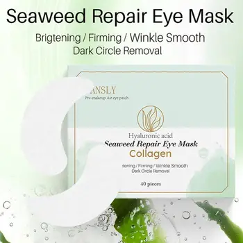 

40pcs Collagen Seaweed Patches for Eyes Anti Wrinkle Moisturizing Hydrating Firming Eye Patch Repair Dark Circle Sleep Eye Masks