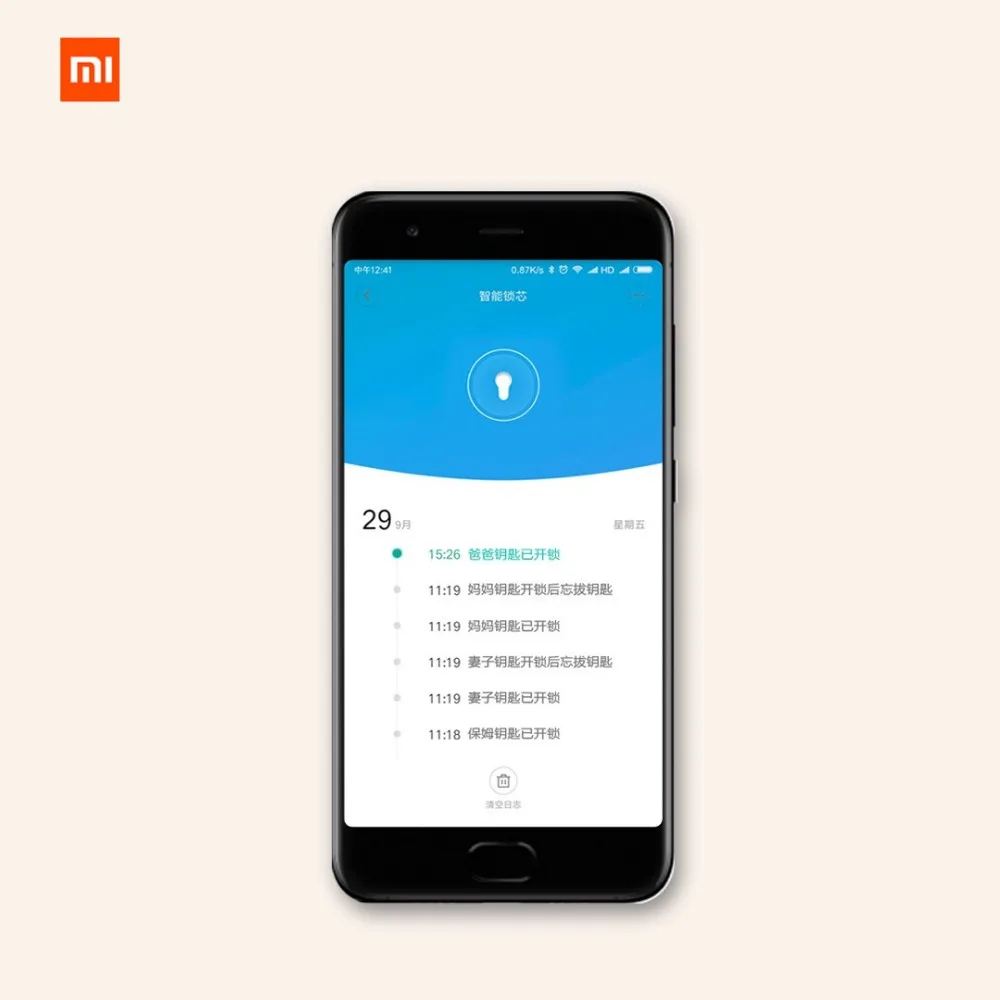 Xiaomi mi aqara jia Original Smart Home Security Door Lock Anti-theft Door Core Lock Key Work with