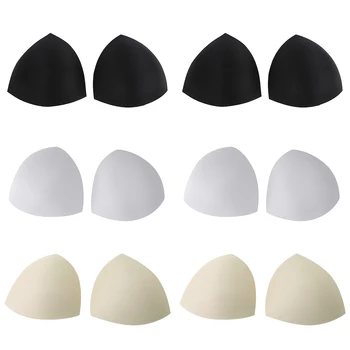 

Triangle Cups Bra Pad Women Intimates Accessories Sport Swimsuit Breast Push Up Bra Padding Chest Enhancer Foam Insert Chest