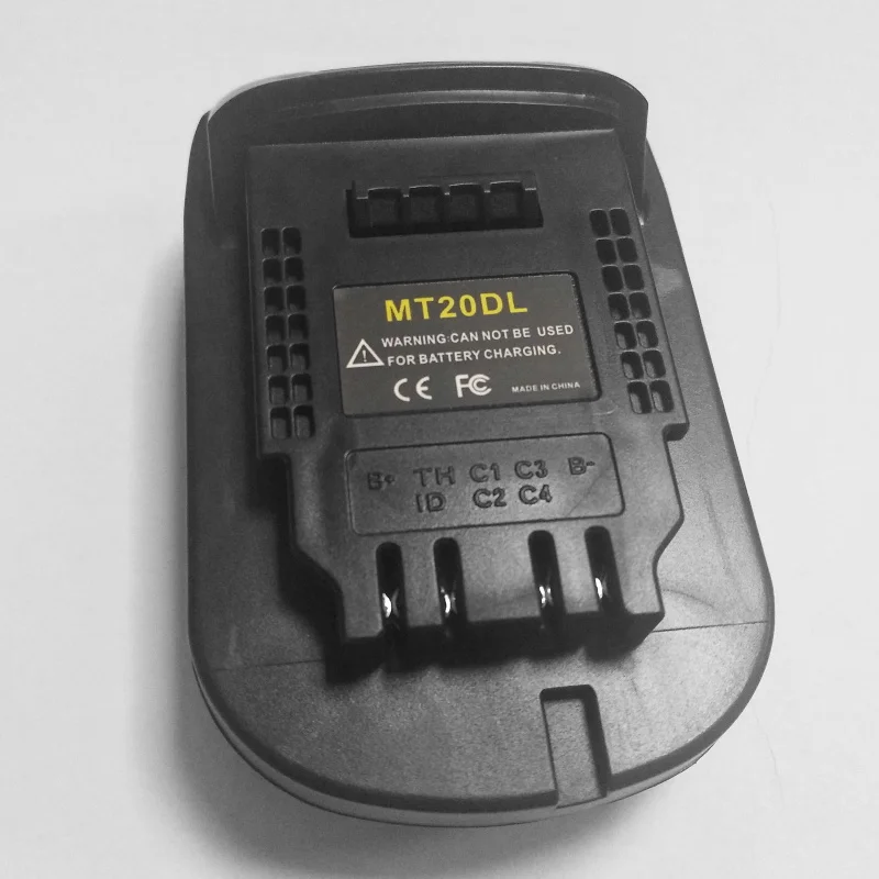 MT20DL MT20ML MT20MN Батарея адаптер для Makita 18V Bl1830 Bl1860 Bl1815 Li-Ion Батарея для Dewalt 18V 20V Dcb200 Li-Ion Батарея