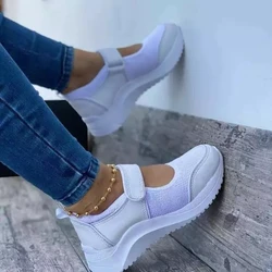 Women Sneakers Platform Sandals  2021 New Fashion Plus Size Thick Bottom Ladies Sneakers Solid Mesh Cut Out Women's Shoes Casual