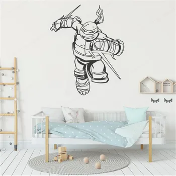 

Ninja Turtles Nursery Room Wall Decal Boy Room Superhero Vinyl Wall Sticker HomeDecor Kids Wall Decals NurseryArtWall MuralHL108