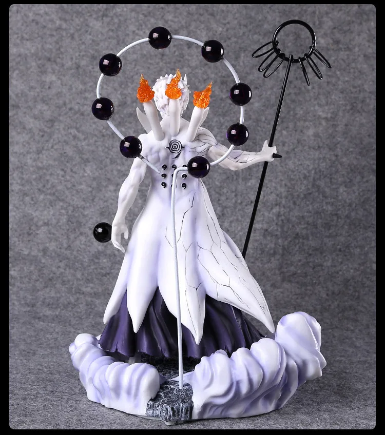 

Anime Naruto Uchiha with Soil Six Road Strip Soil Garage Kit Ten Tail Column Force People Boxed Model