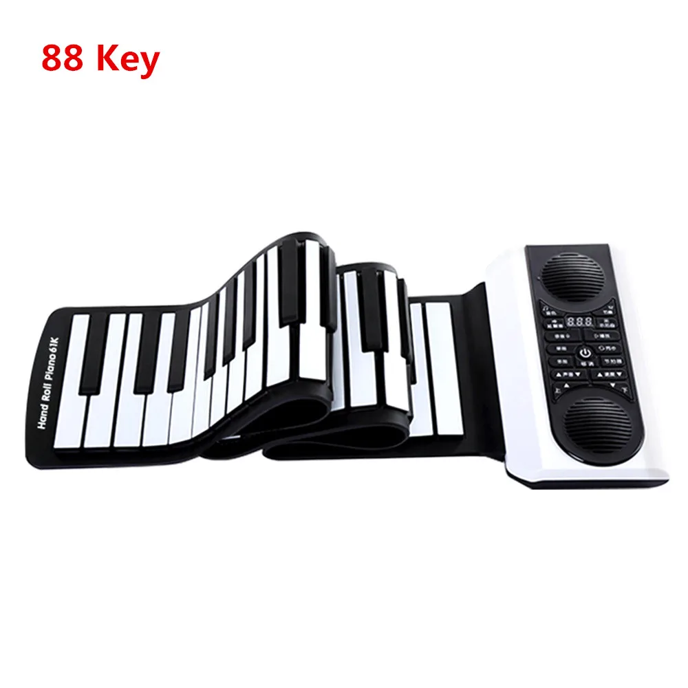 88 Key Vvave 61 Ключ/88 клавиши пианино звук плавающий ручной рулон электронный пианино музыкальная клавишных инструментов - Цвет: 88 Key