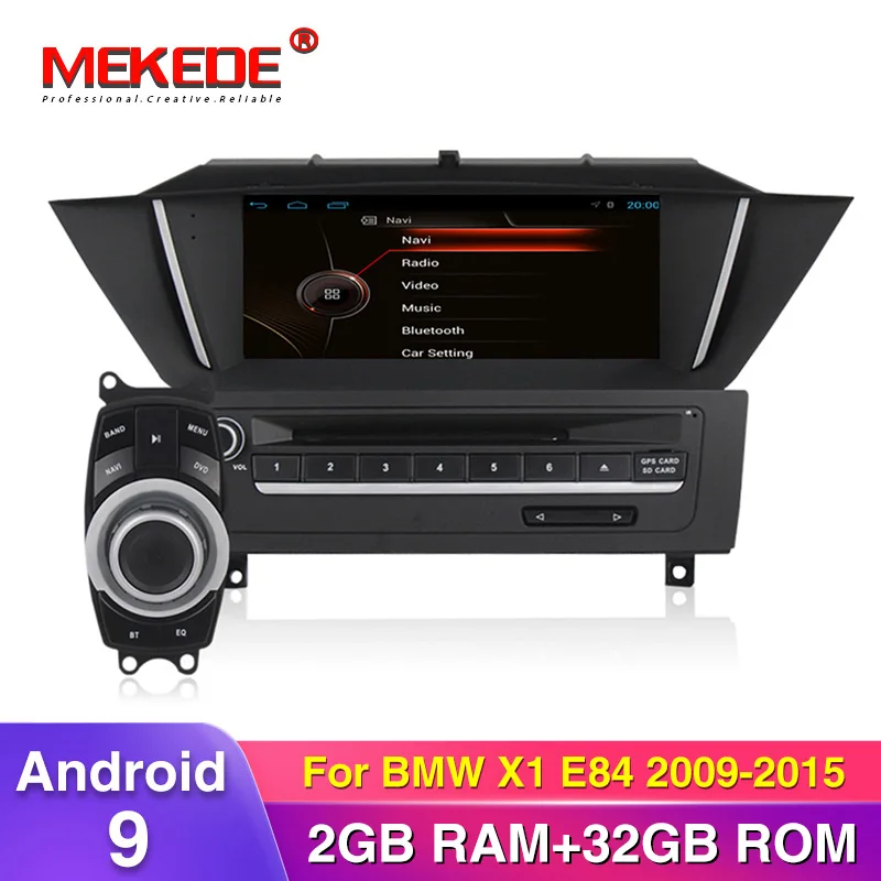 Excellent MEKEDE Andriod HD 1024X600 Car DVD For BMW/X1/E84 2009-2014 Canbus Capacitive Screen Radio GPS Navigation BT 1080P USB Map 0