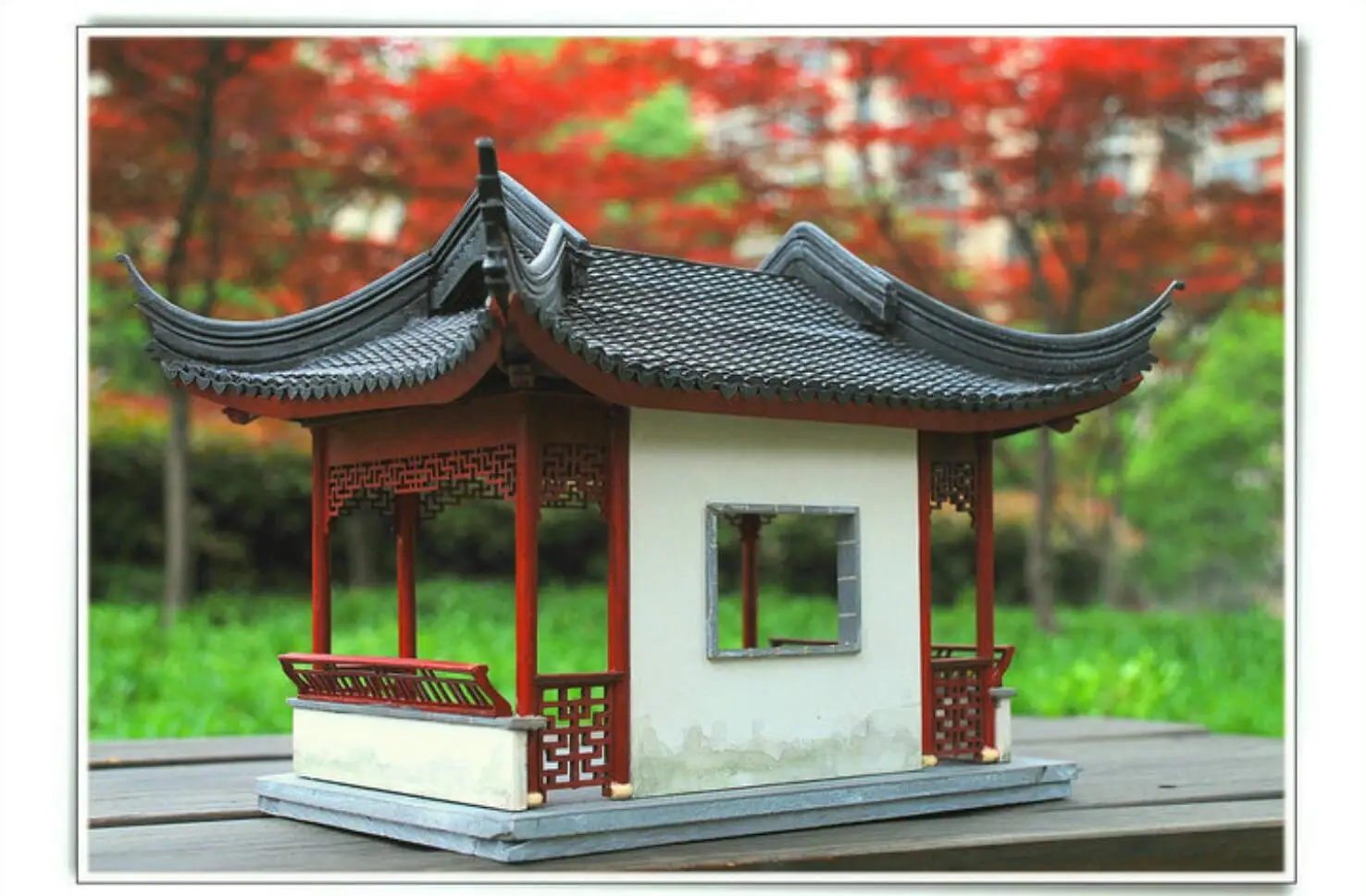 scale 125 ancient Chinese architecture model kit mortise and tenon