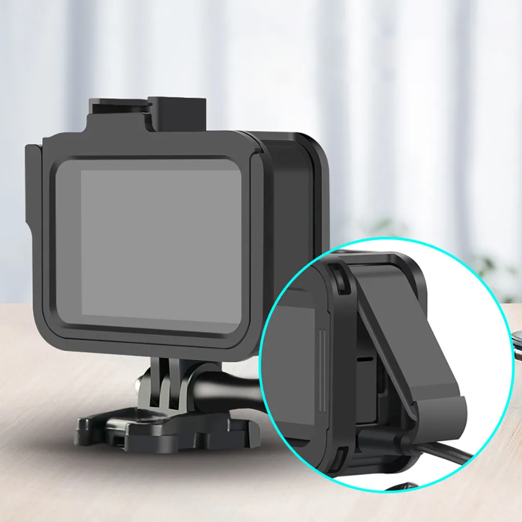 Спортивная камера металлическая крышка Рамка для Gopro Hero 8 черный чехол для экшн камеры алюминиевый корпус оболочка для Hero8 протектор#1025