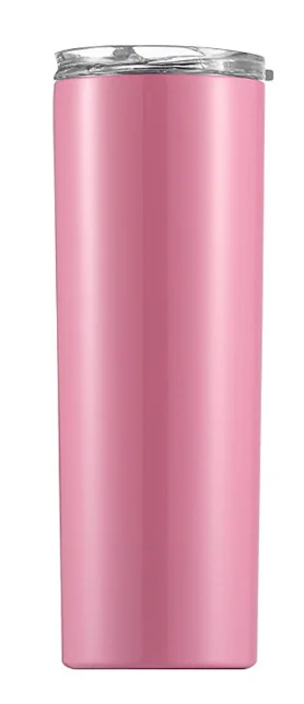 20oz Skinny Tumbler With Lid Straw Beer Swig Thermos Cup Wine Mug Tumblers Hot Or Cold Drinks Vacuum Insulated Cup Water Bottle
