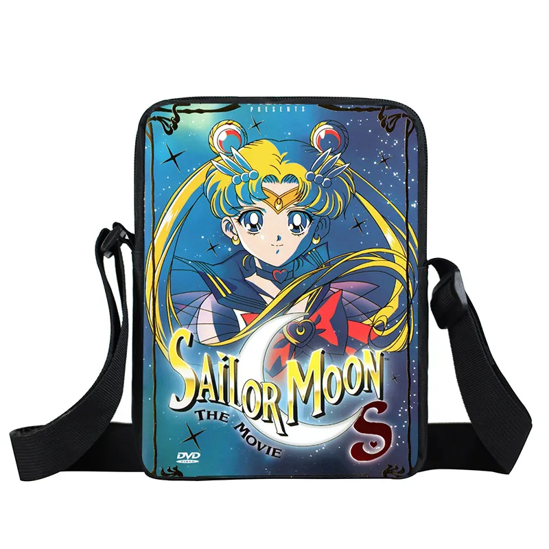 Аниме Сейлор Мун сумка-мессенджер SailorMoon Кристалл девушки мини-сумка на плечо женские сумки на каждый день Детские Школьные сумки Дети крест книжная сумка - Цвет: xkbmsn92