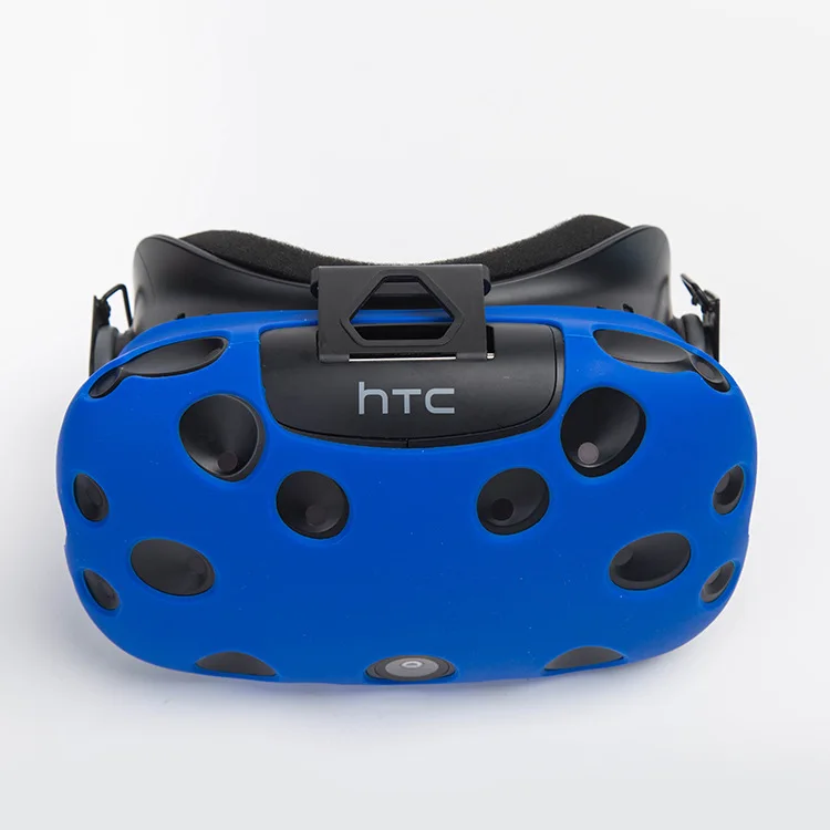 Для htc Vive гарнитура VR силиконовый чехол VR очки шлем контроллер ручка чехол кожа оболочка Виртуальная реальность аксессуары - Цвет: A3 Helmet protector