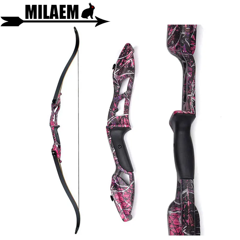 

1pc 56inch 30-50 lbs Archery Recurve Bow Takedown American Hunting Bow 17inch Bow Riser Right Hand Hunting Shooting Accessories