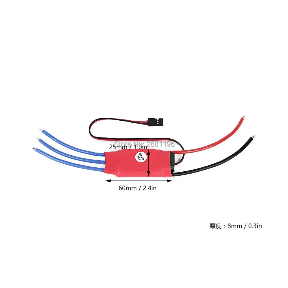 

1pcs Simonk 30A Firmware Electronic Speed Controller ESC for RC Multicopter Helicopter