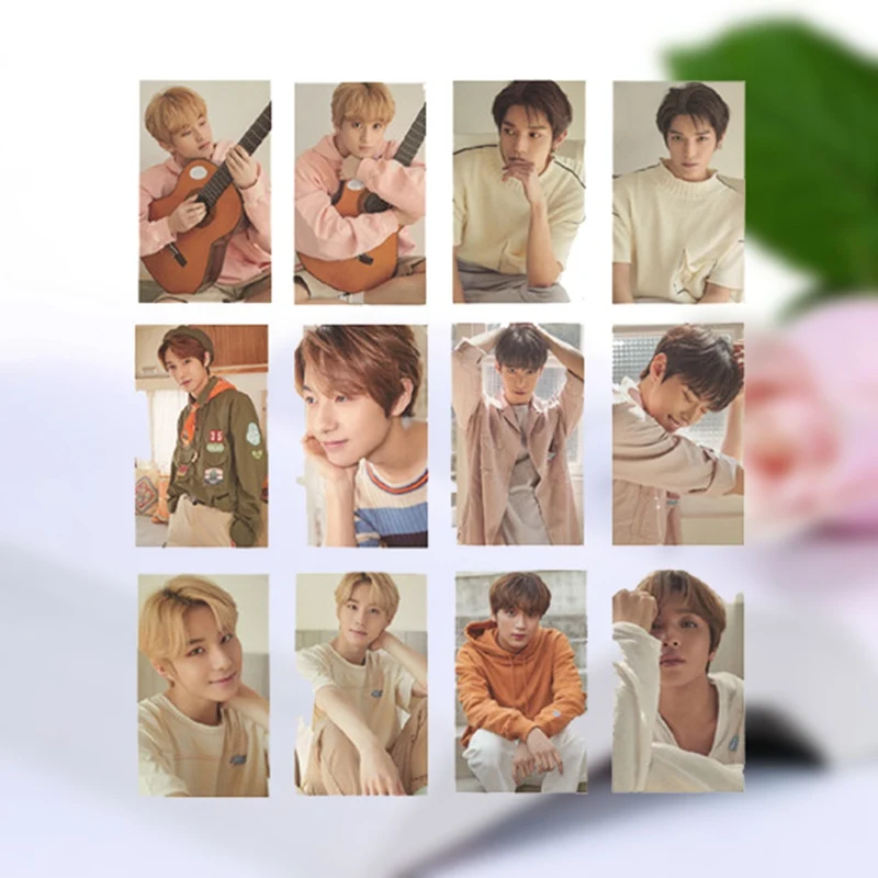 KPOP NCT коллективный альбом ЛОМО маленькие карты фото Фотокарта ЛОМО коробка карта