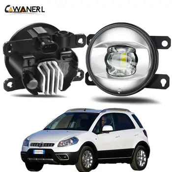 

Fog Light Assembly H11 Car Front Bumper LED Lens Fog Lamp Daytime Running Light 30W 8000LM 12V For Fiat Sedici 2009-2016