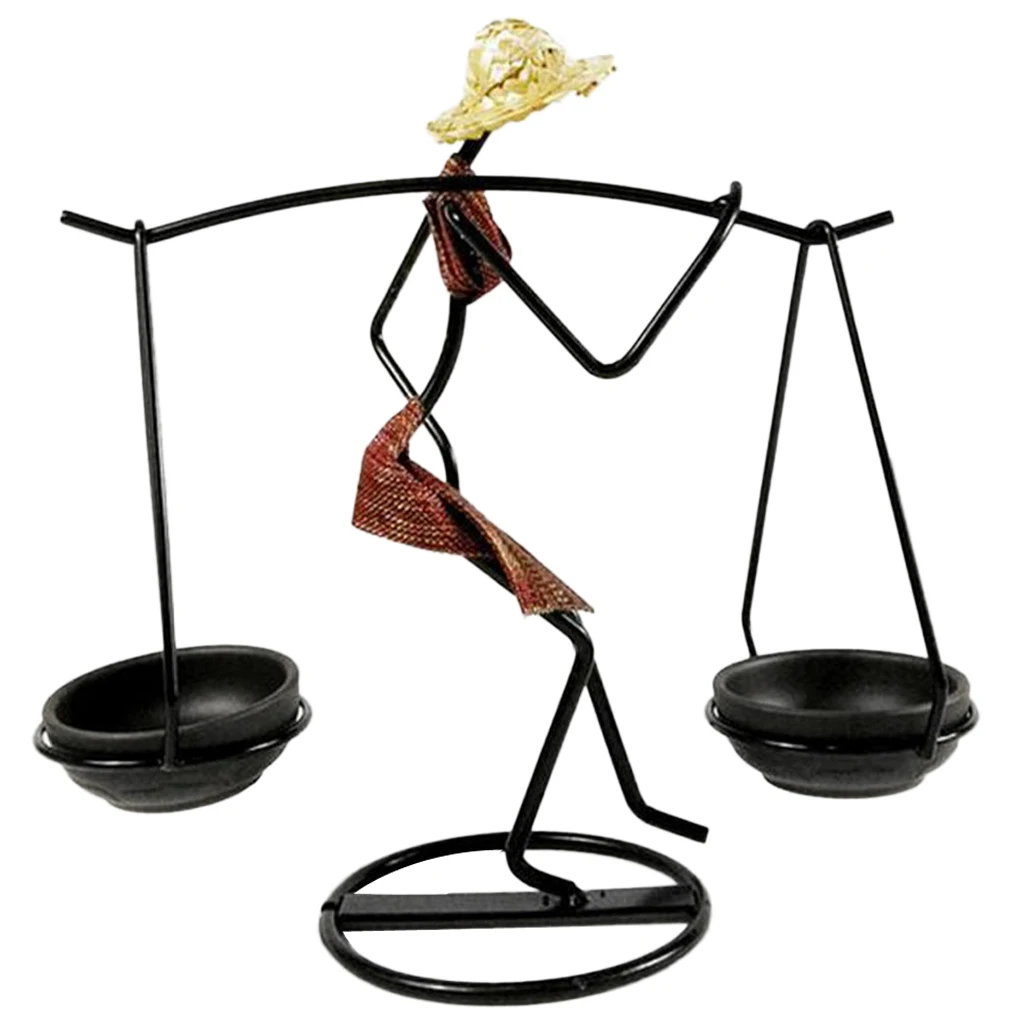 Candlestick Women Girl Geometry Wrought Iron Candlestick Candlestick Holder Home Accessories Ornaments