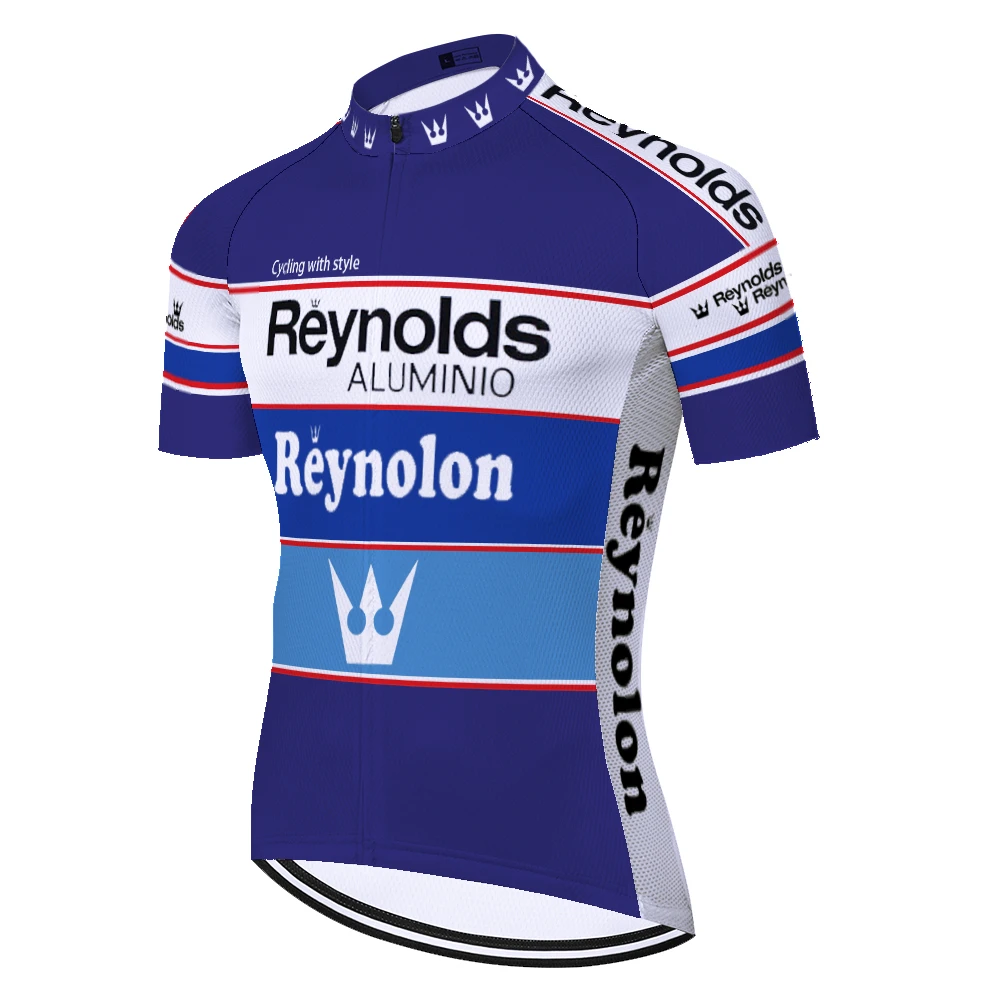 Jersey de ciclismo del equipo para hombre, maillot de manga corta, transpirable, de secado rápido, retro, verano|Maillot de ciclismo| - AliExpress