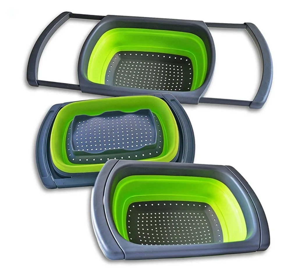 Collapsible-Silicone-Colander-Square-Over-The-Sink-With-Handle-Fruit-Vegetable-Washing-Foldable-Strainer-Basket-Kitchen (2)