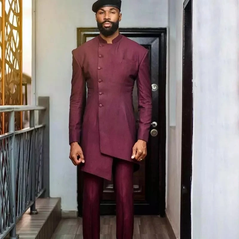 Рисунок 2 - Мужские свадебные костюмы с воротником-стойкой