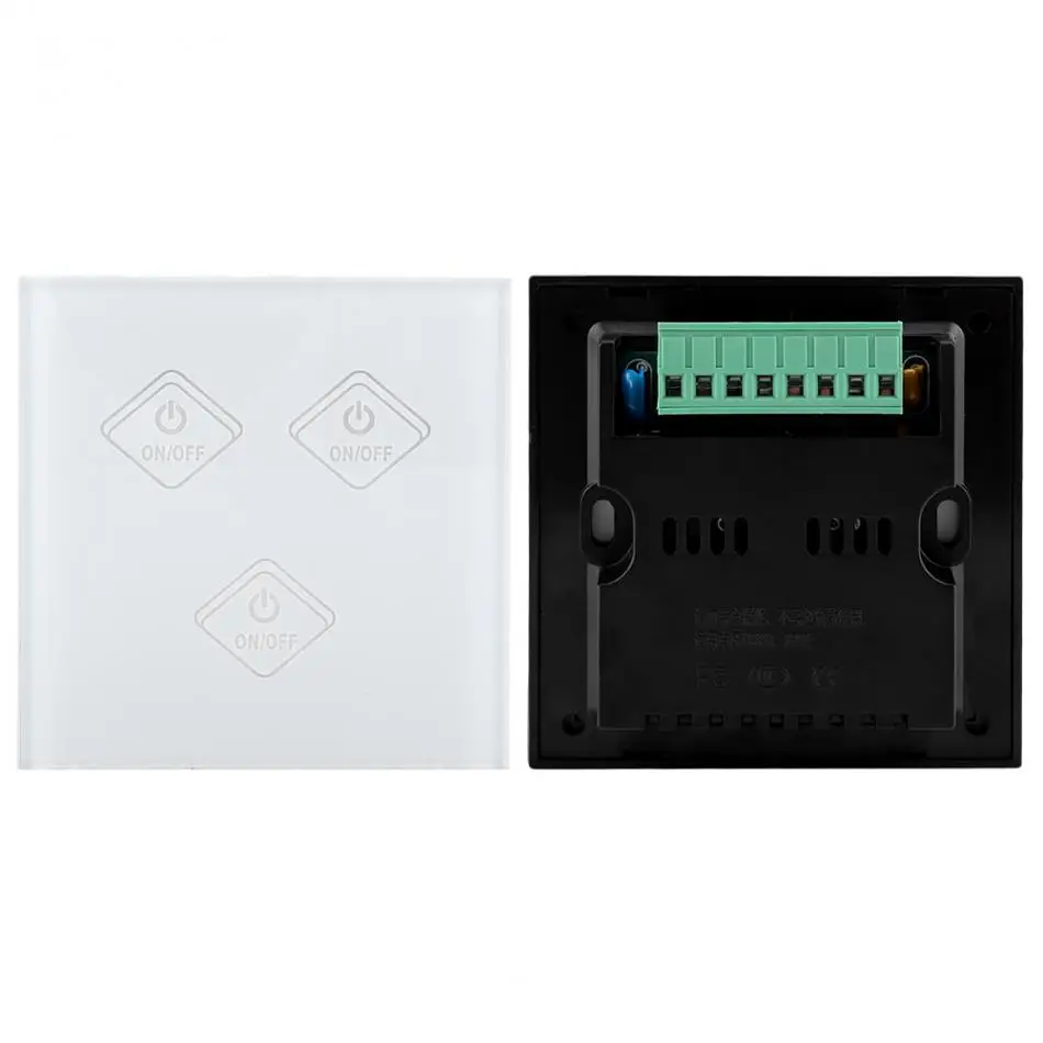 Беспроводной 3 Way умный переключатель Панель Поддержка для ALEXA Google home AC 90-250V
