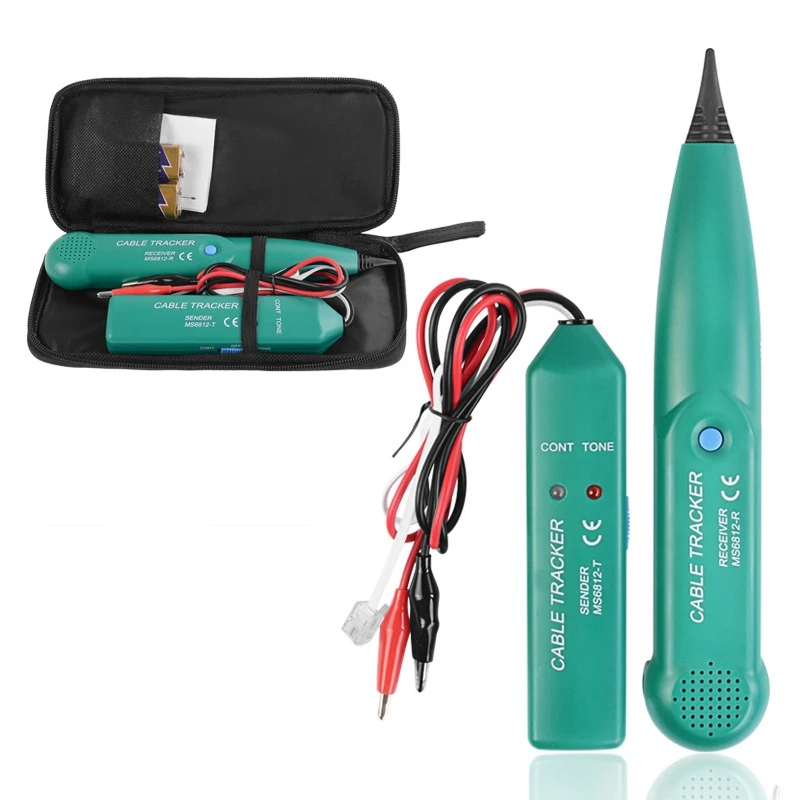 AAAE Top-Ms6812 тестер для телефонного кабеля Lan Сетевой кабель тестер для Utp Stp Cat5 Cat6 Rj45 Rj11 линия поиска тестирования