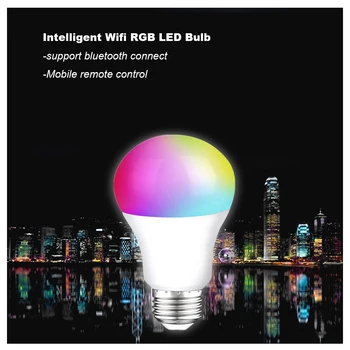 

Smart Life Wifi LED RGB Light Bulb Bluetooth Connect Intellignet Stereo 110V/220V E27/E26 APP Control LED LIGHT LAMP