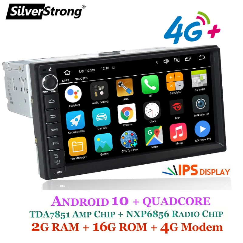 SilverStrong Android10 1Din 7 "Универсальный Автомобильный dvd радио Мультимедиа Bluetooth GPS навигация автомобильный стерео MirrorLink 707M3|Мультимедиаплеер для авто|   | АлиЭкспресс