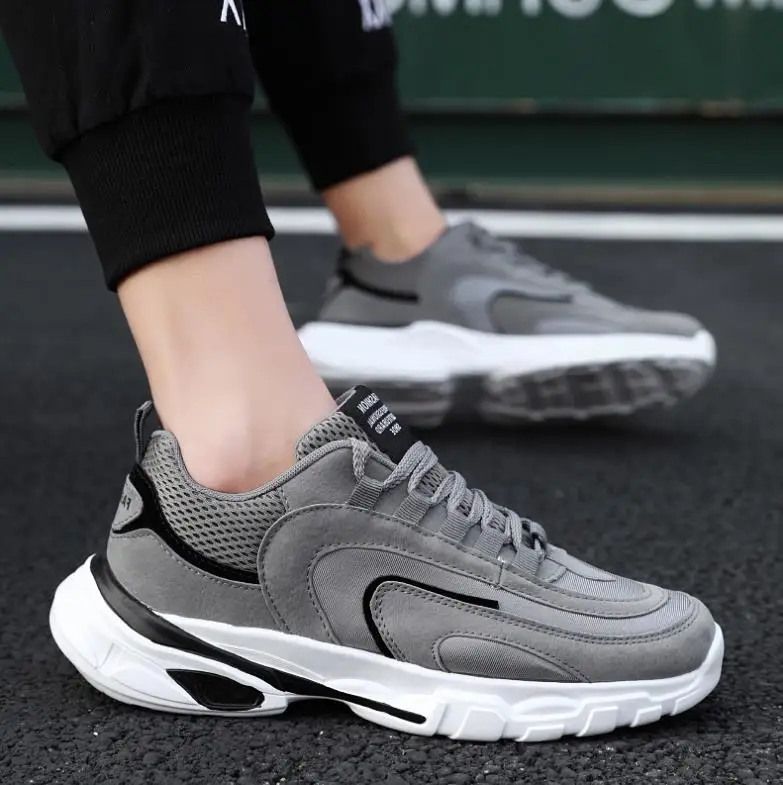 

Men's sneakers 2019 new best quality men's mesh breathable lightweight casual shoes men's platform sneakers tenis masculino