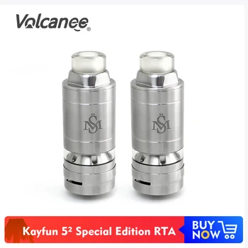 

Volcanee Kayfun 5² Special Edition RTA 316SS 25mm 7ml Airflow Control Top Fill Rebuildable Tank Atomizer RTA Kayfun Lite MTL RTA