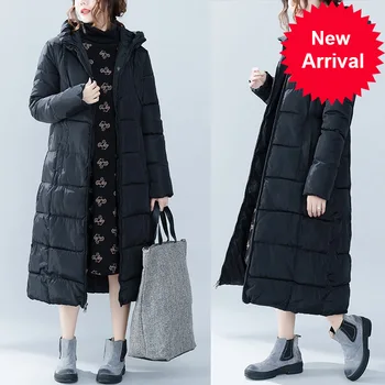 

New Spring 2020 Women's Cotton Jacket Windproof Coat Medium Long With Durable Collar Stylish Women Warm Jacket Parka