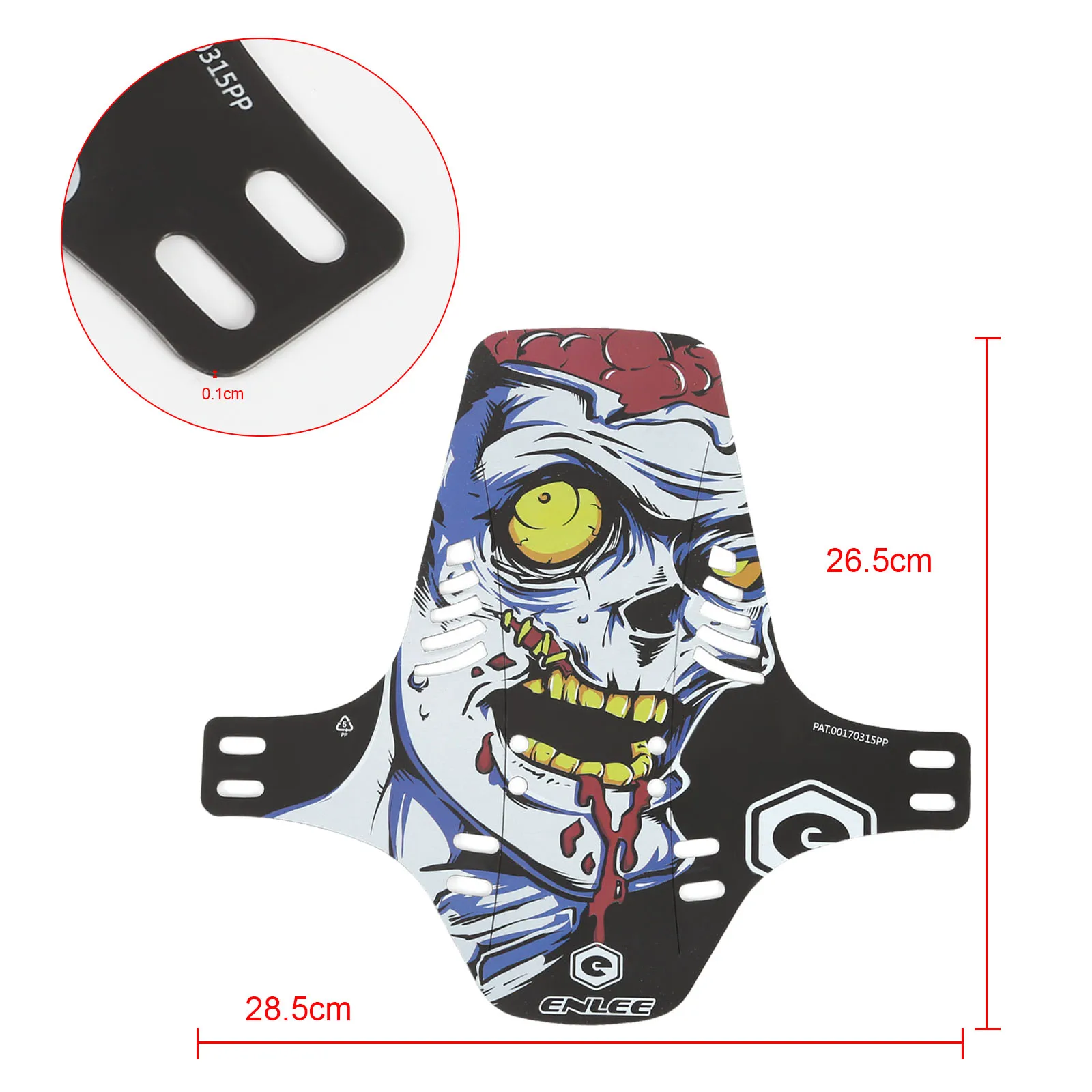 MTB Bicycle Fender Mountain Road Bike Front Rear Plastic Mudguard Rainplate Bike Wings Mud Guard Bicycle Accessories for Bicycle