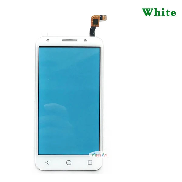 10 шт./лот высокое качество 5," для Alcatel One Touch pixi 4 pixi4 5045 OT5045 сенсорный экран дигитайзер сенсор внешняя стеклянная панель объектива - Цвет: Белый