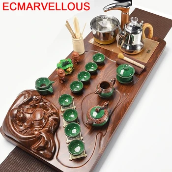 

Bedroom Decor Akcesoria Do Kuchni Gongfu Pot China Kung Fu Tea Teaset Home Decoration Accessories Chinese Teapot Teaware Set