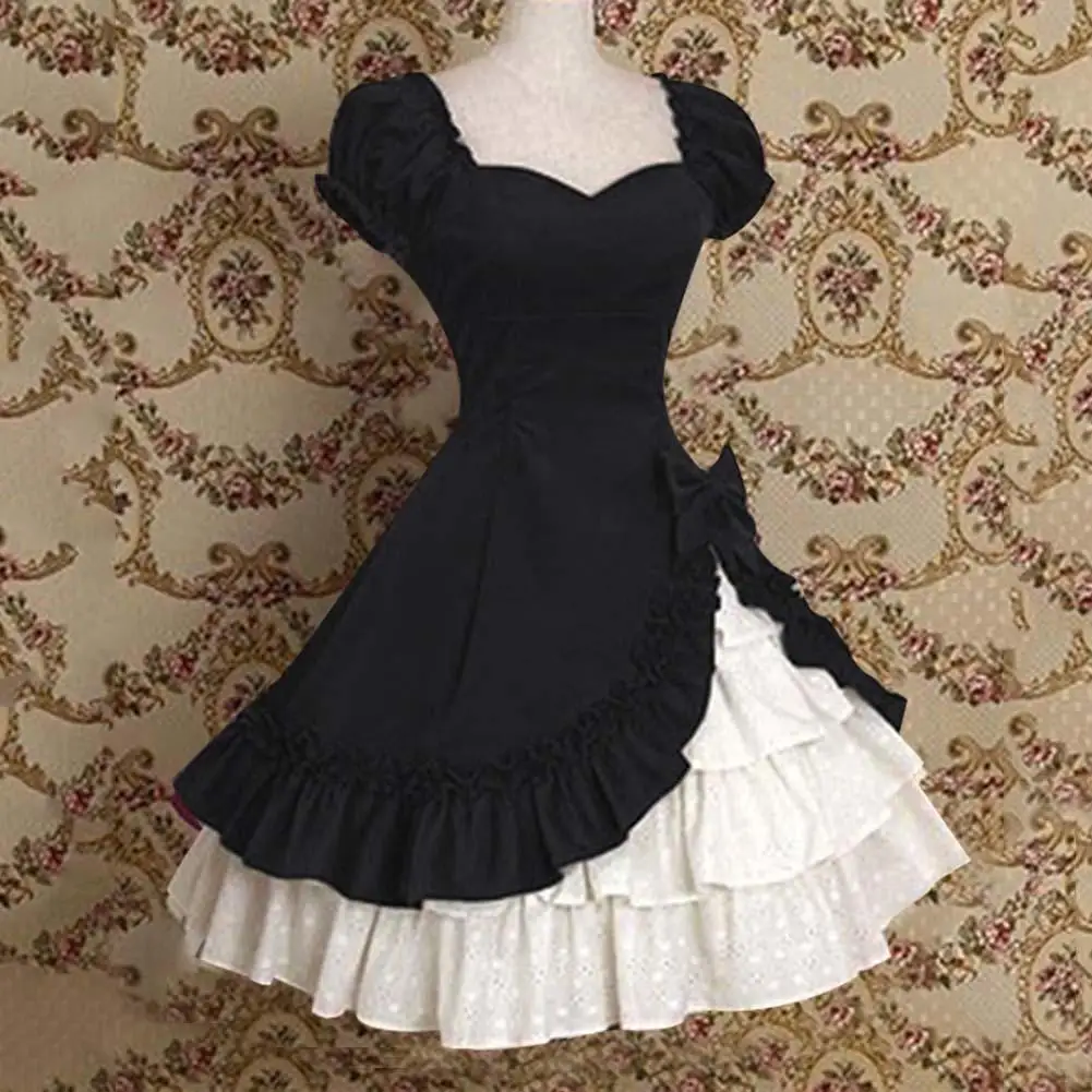 Вечерние платья с коротким рукавом платье для косплея костюмированной вечеринки