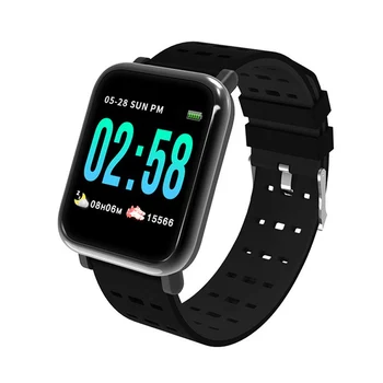 

A6 Smart Watch Heart Rate Monitor Blood Pressure Measure Sport Waterproof SmartWatch Wrist Fitness Tracker for Android IOS