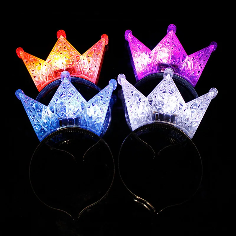 

Birthday Glowing headband led crown headband children crown headdress concert party