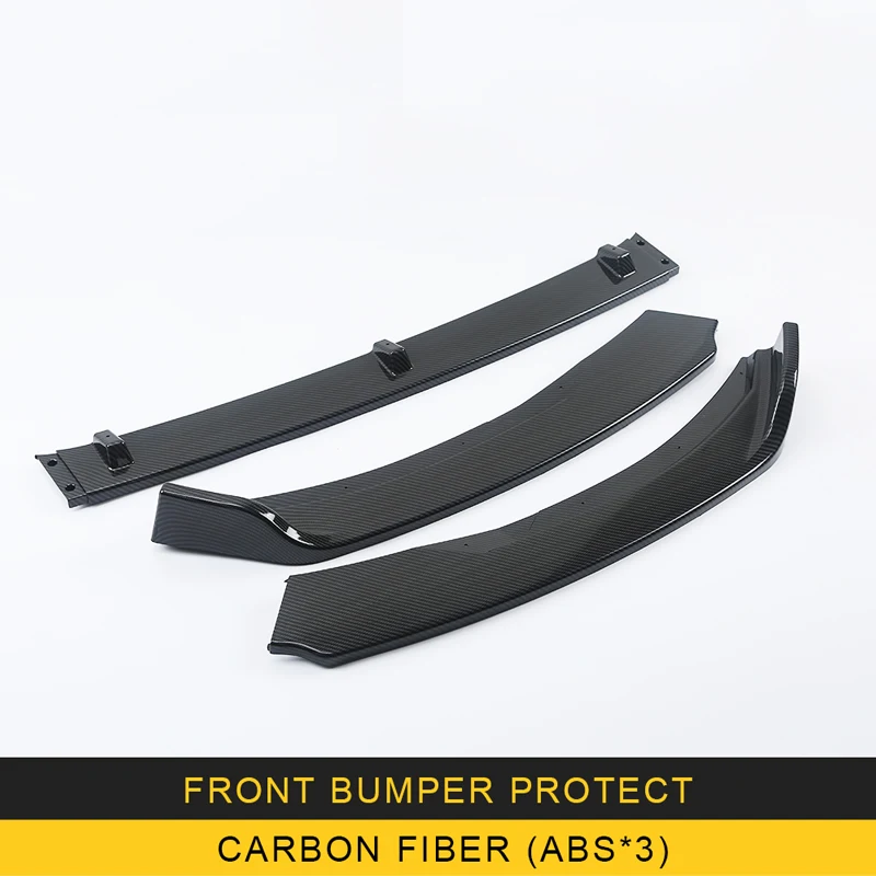 Карманго для Фольксваген Arteon на передний бампер для автомобильного стайлинга защитный чехол для крыла накладка подушка рамы доска внешние части - Цвет: Carbon fiber-X3