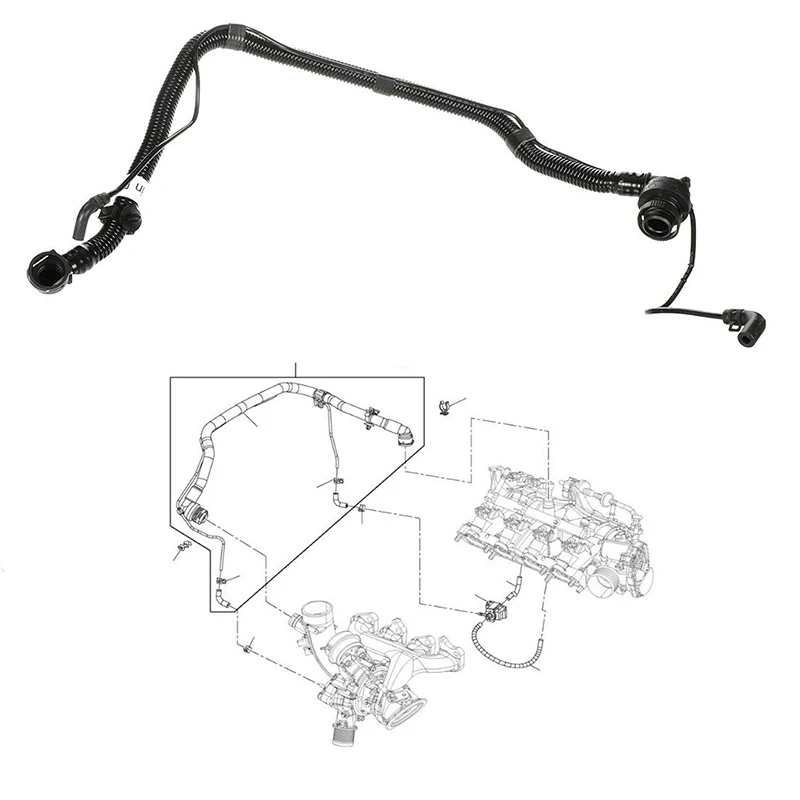 Brand New Genuine PCV Positive Crankcase Ventilation Pipe For 2011 2015