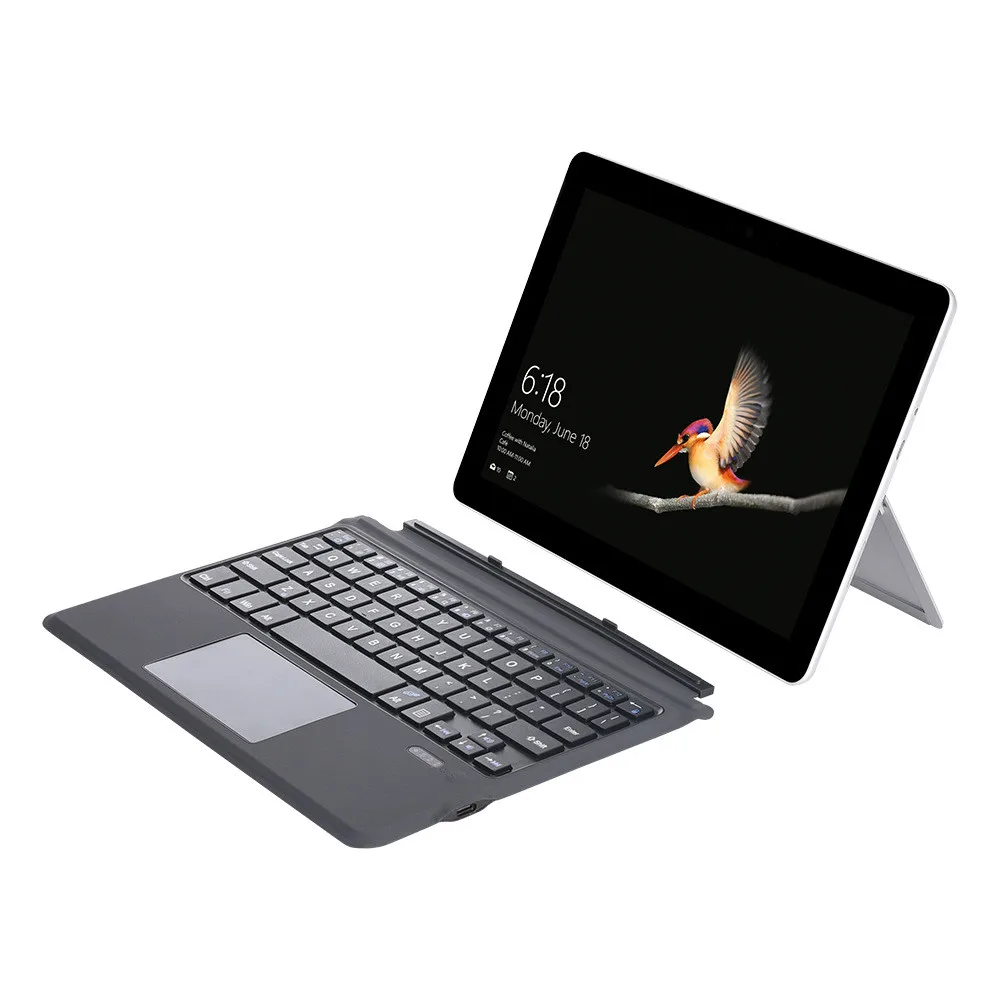 Bluetooth клавиатура для microsoft Surface Go Тонкий Планшет беспроводная клавиатура Android Windows Touch Pad 10 дюймов Чехол