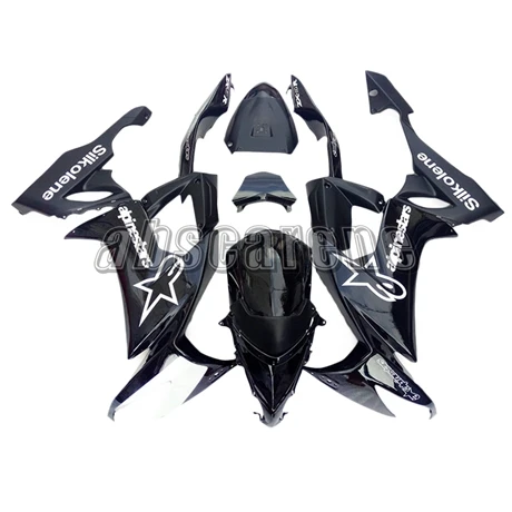 Мотоцикл полный обтекатель комплект для Kawasaki ZX10R 2008 2009 2010 ZX-10R 08 09 10 ABS пластик впрыска кузова матовый черный белый