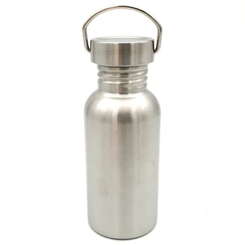 

Stainless Steel Kettle With Hook Sports Cup Wild Survival Hook Kettle Set Outdoor Camping Kettle 750Ml