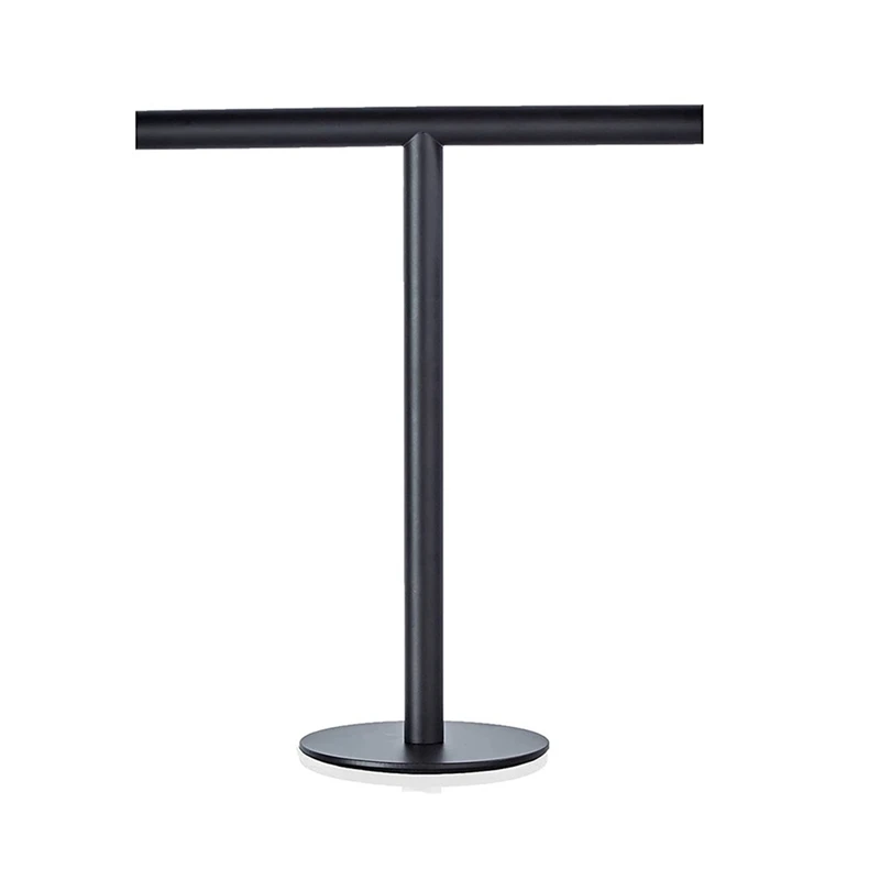 Modern Portable Hand Towel Holder Stand For Bathroom Stainless Steel Countertop Rack Brushed Matte Black | Обустройство дома